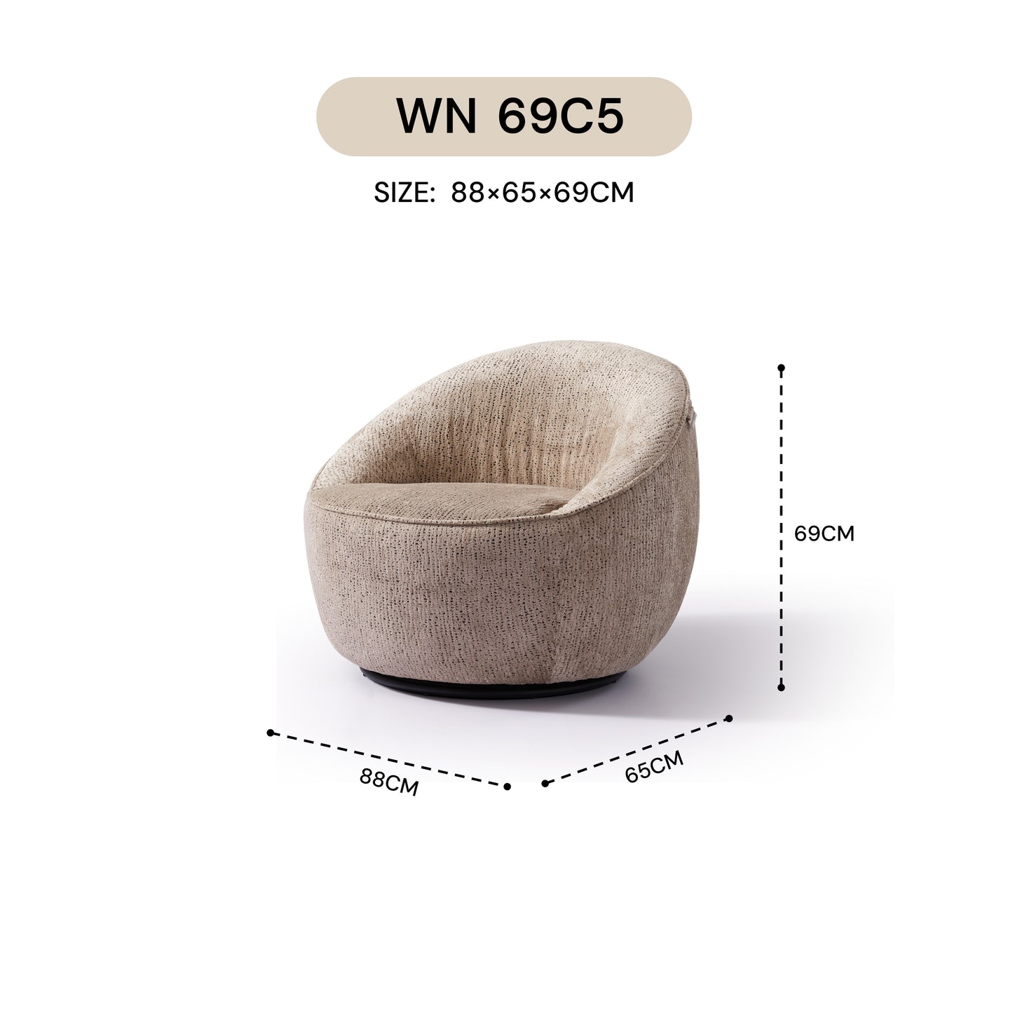 MASAKINI LEISURE SOFA WN 69C5