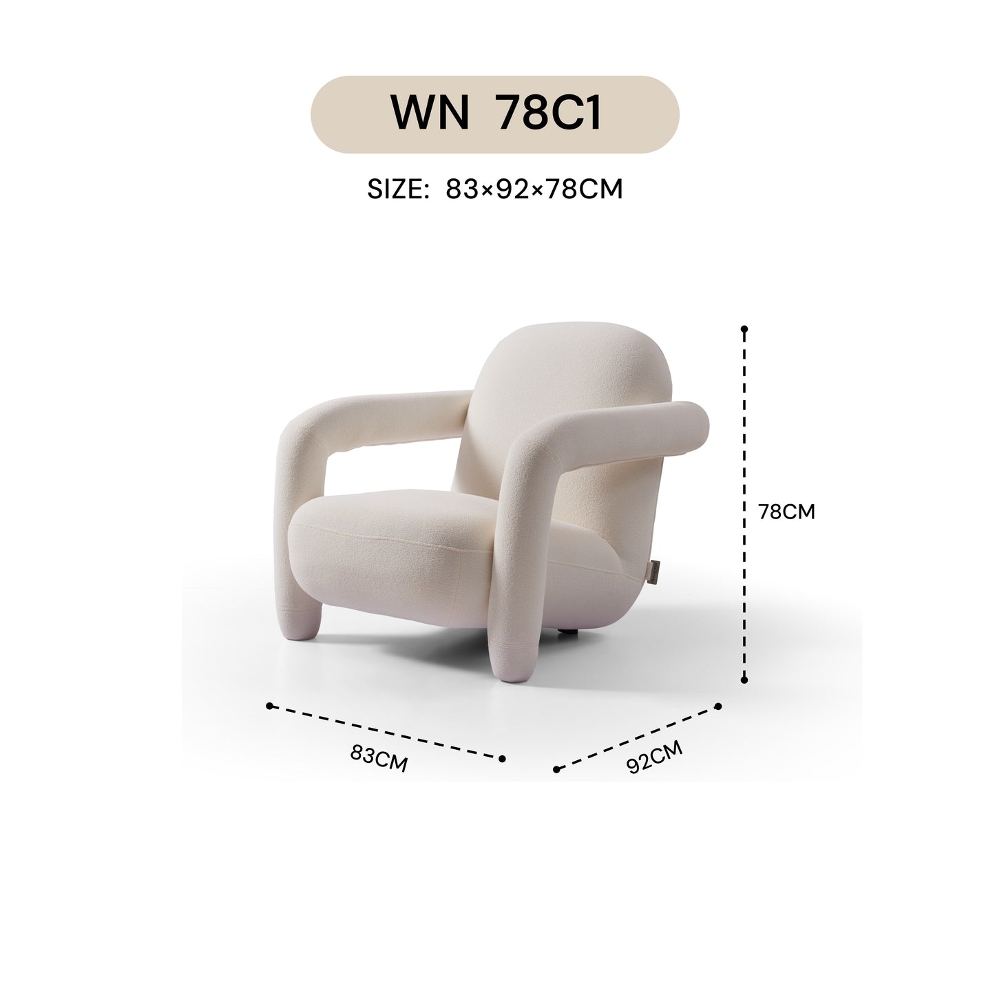 MASAKINI LEISURE SOFA WN 78C1