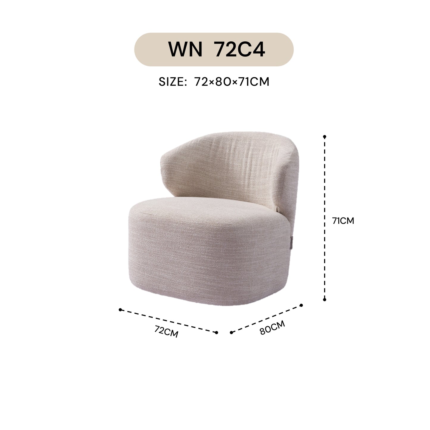 MASAKINI LEISURE SOFA WN 72C4