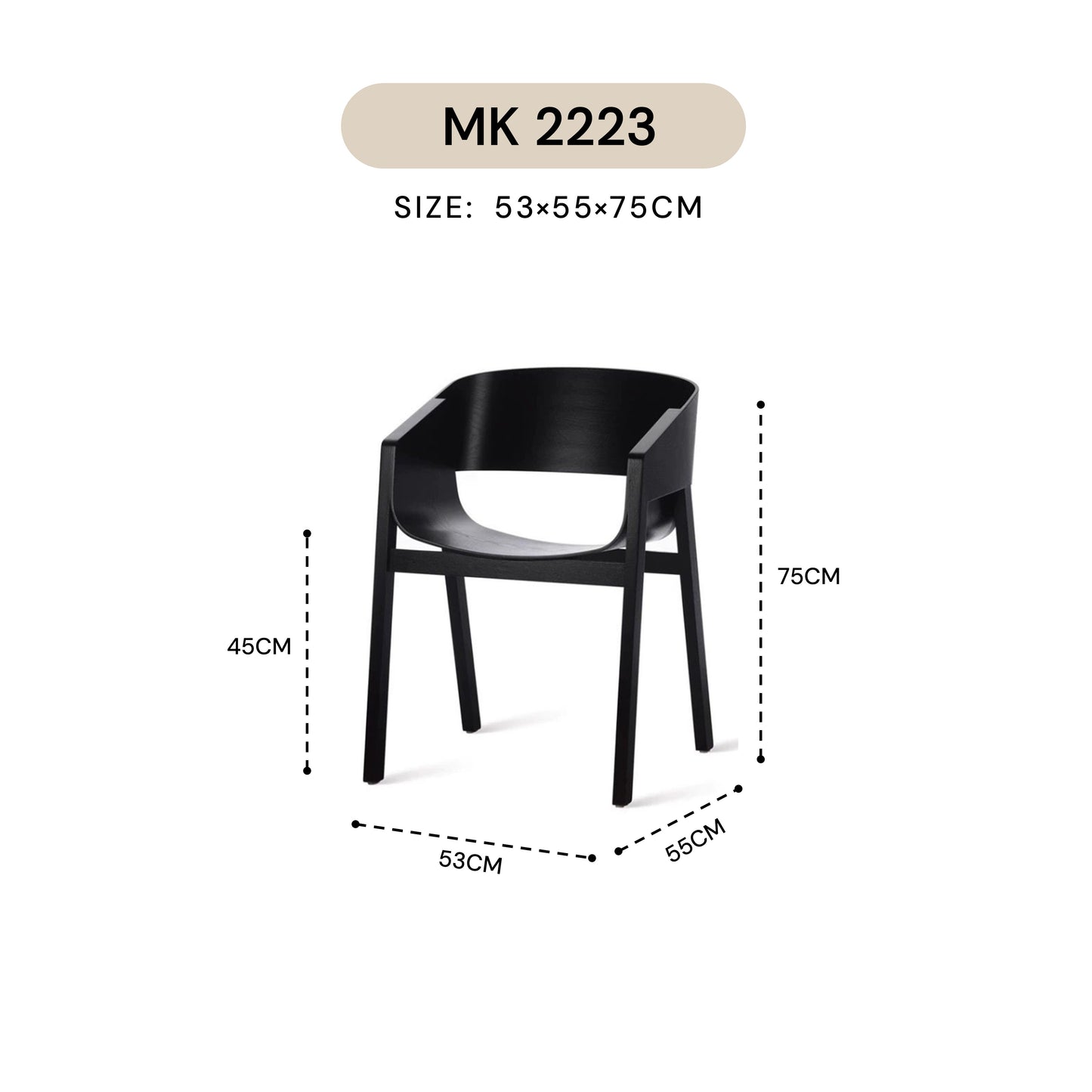 AFRAIN CHAIR MK 2223