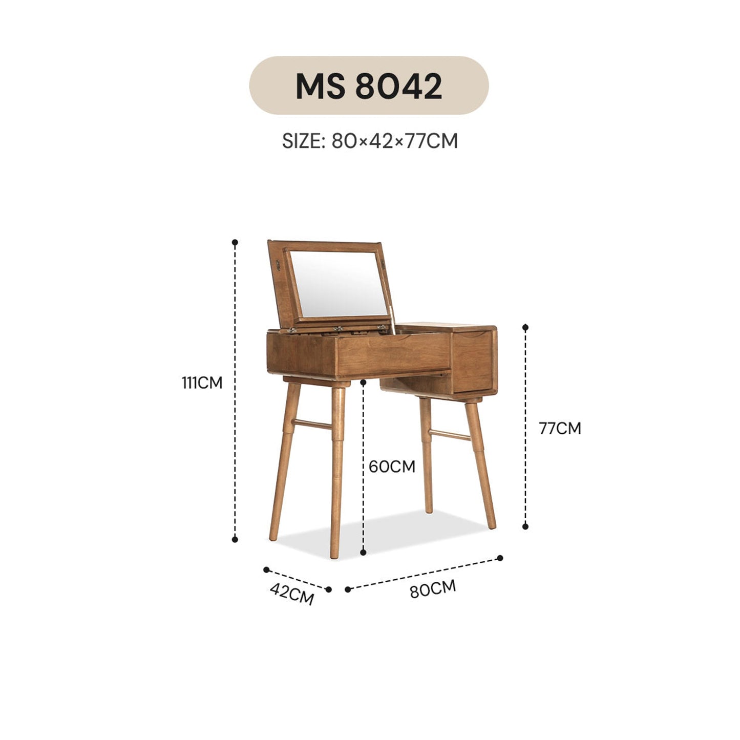 WABI SABI DRESSING TABLE MS 8042
