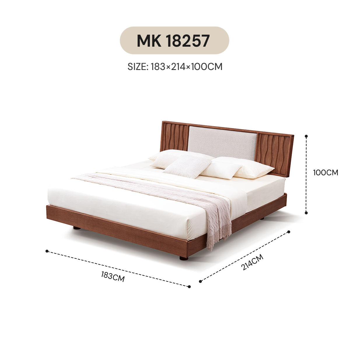 AFRAIN BED FRAME MK 15257 / MK 18257