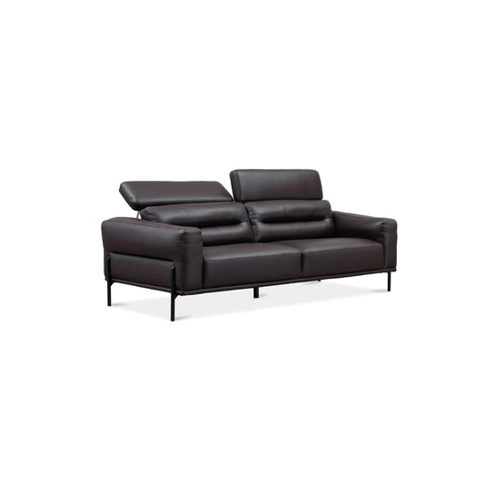 MASAKINI 3-SEATER LEATHER SOFA WN 23763