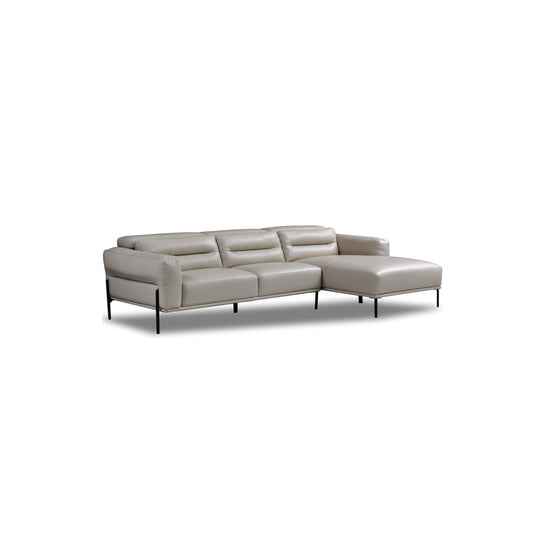 MASAKINI L SHAPE LEATHER  SOFA WN 291811 (L)