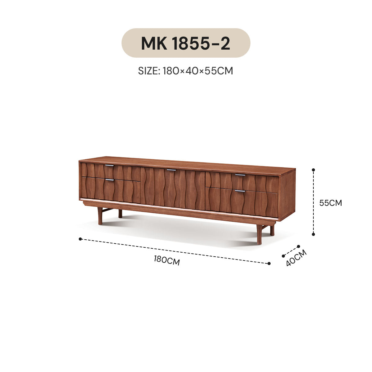 AFRAIN TV CABINET MK 1855-2