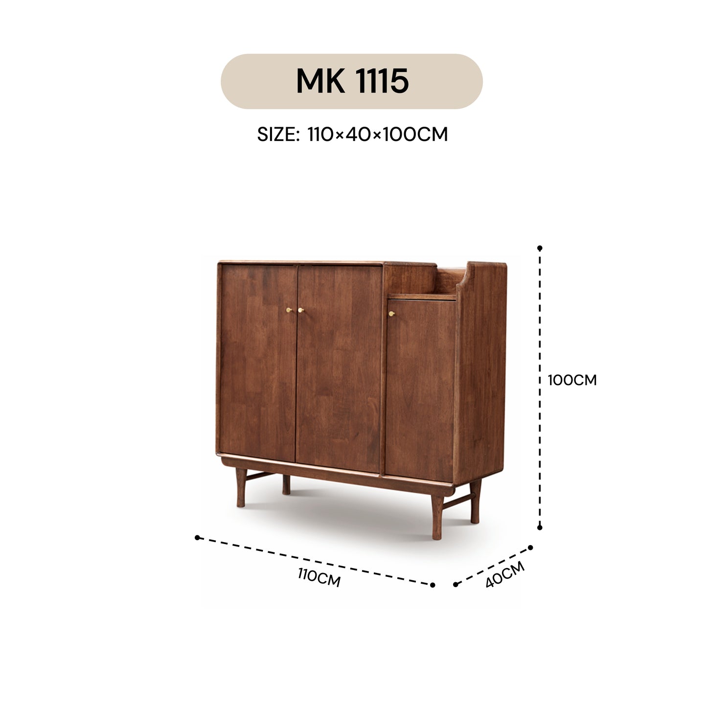 ARKED SHOE RACK MK 1115