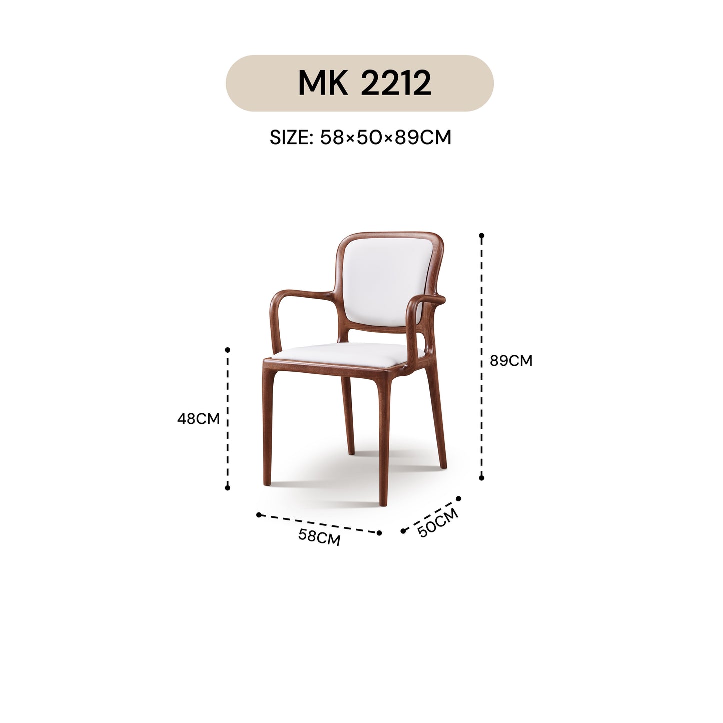 ARKED CHAIR MK 2212