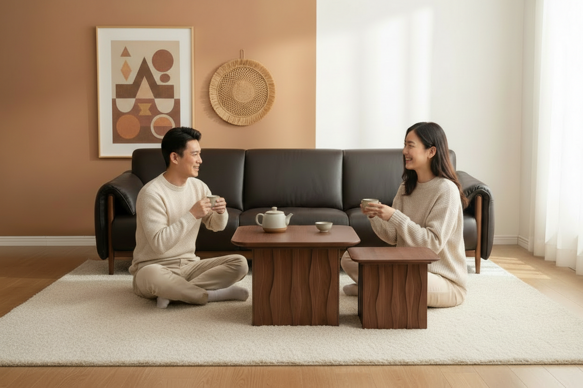 How to Design a Mid-Century Space with Solid Wood Furniture Malaysia