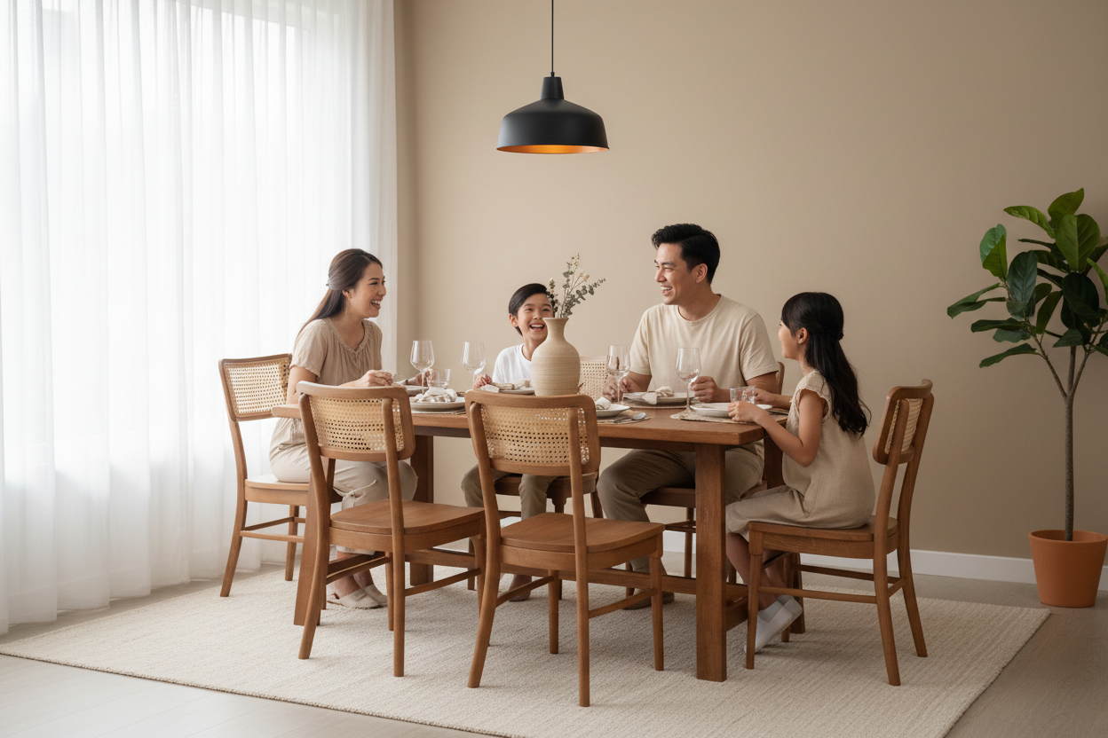 1+4 Dining Set Lifestyle