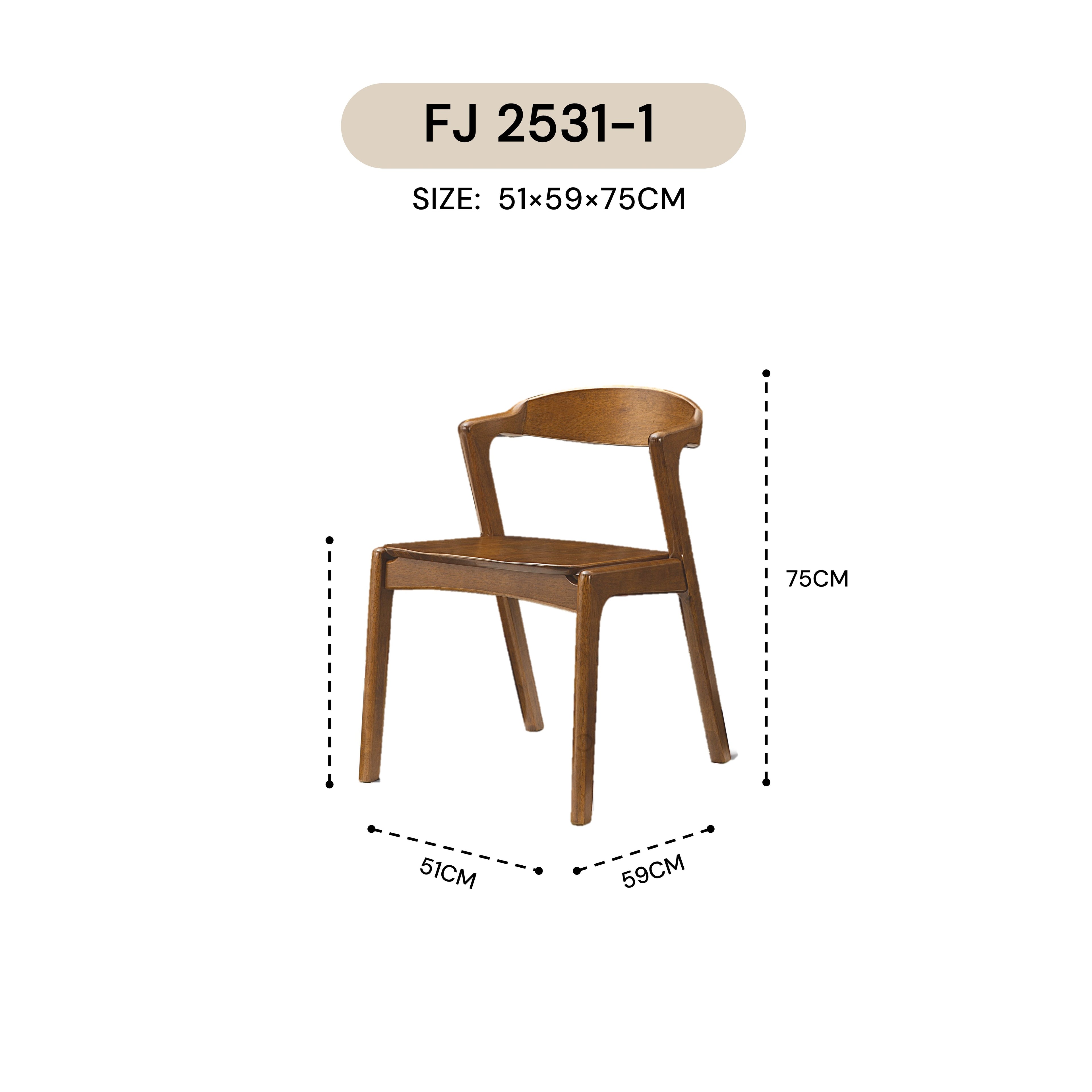 NORDIC CHAIR FJ 2531-1