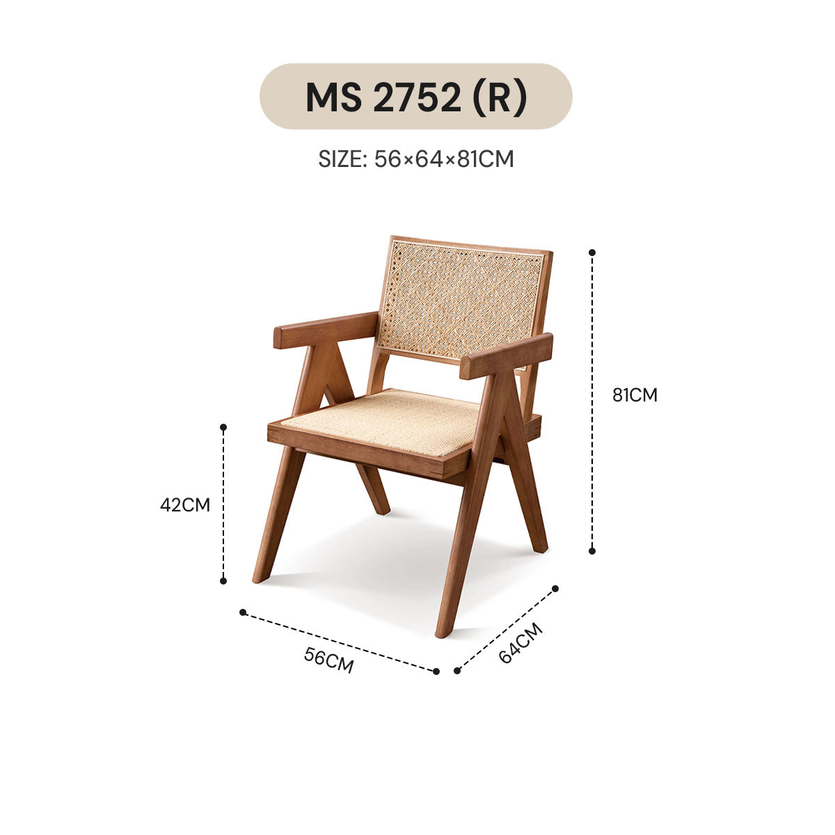 WABI SABI CHAIR MS 2752 (R)