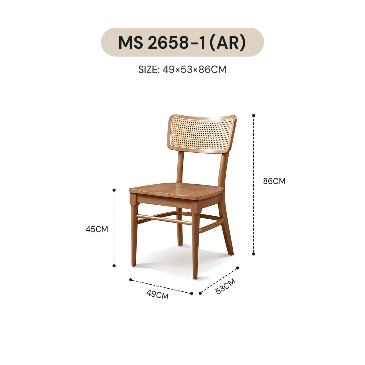 WABI SABI CHAIR MS 2658-1 (AR)