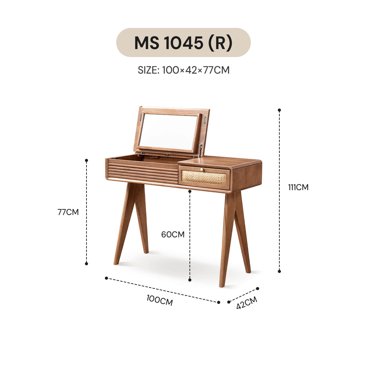 WABI SABI DRESSING TABLE MS 1045 (R)
