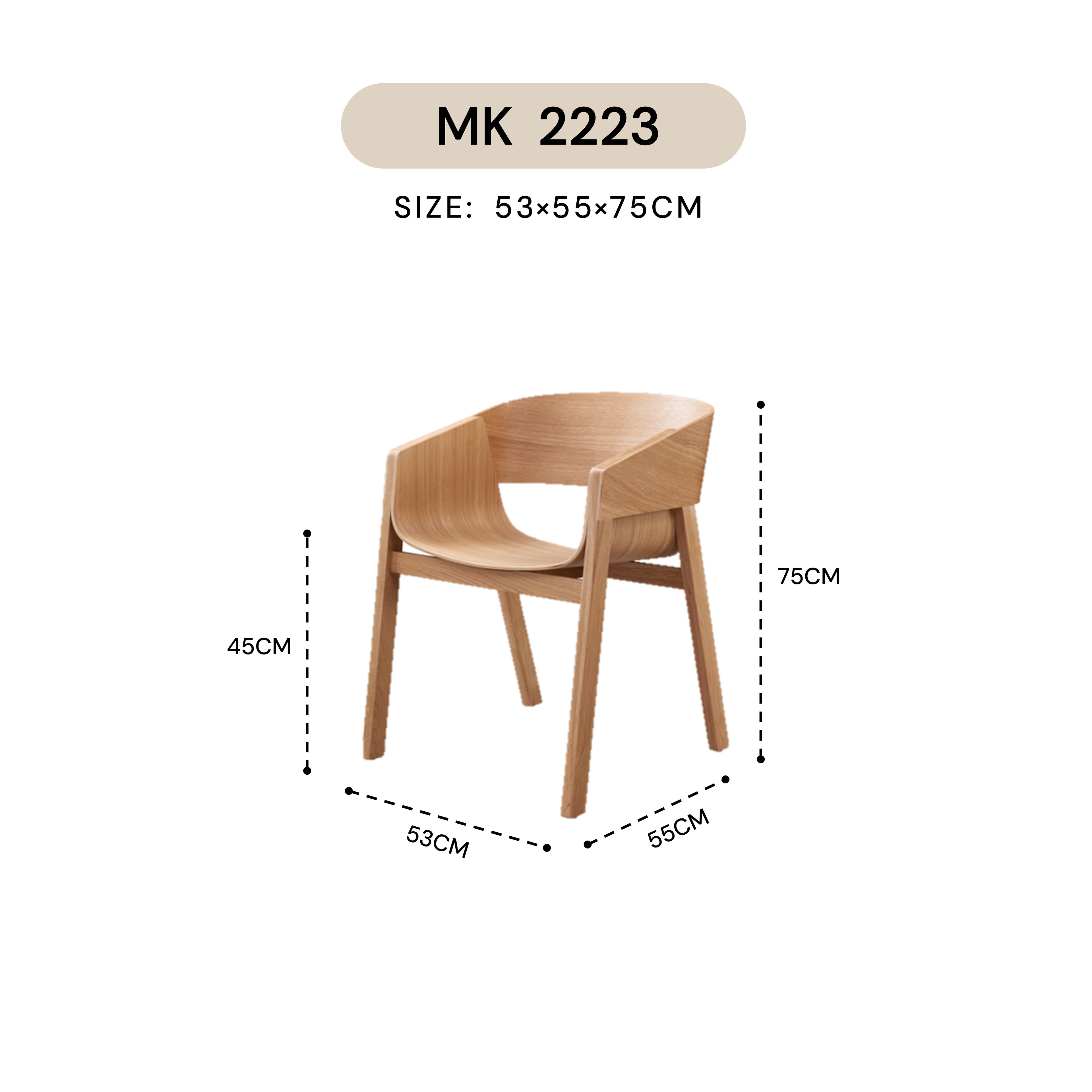 AFRAIN CHAIR MK 2223