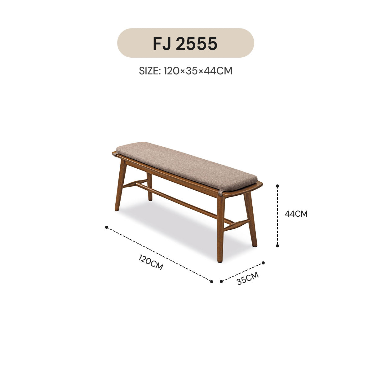 NORDIC BENCH FJ 2555 / M 2555-14