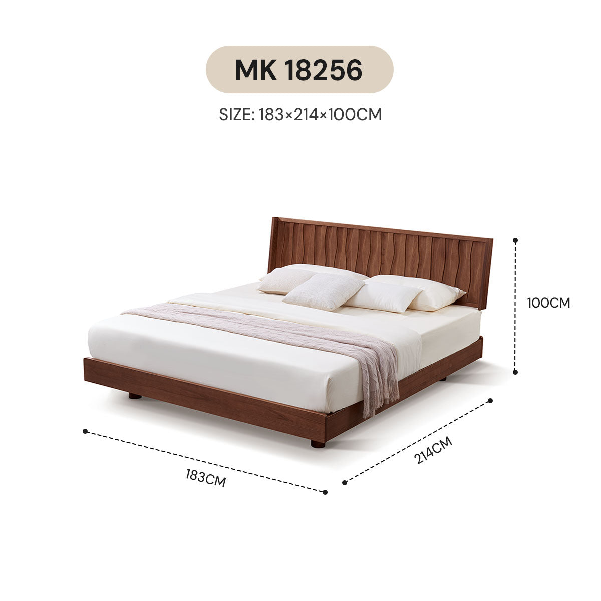 AFRAIN BED FRAME MK 15256 / MK 18256