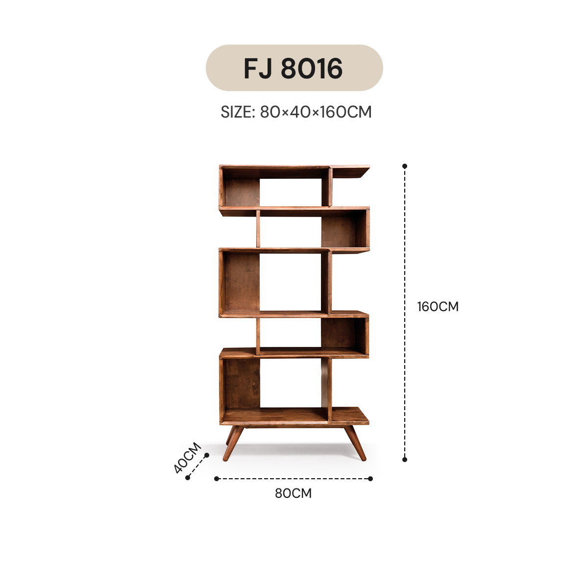 NORDIC BOOK RACK FJ 8016