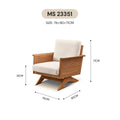 GASING LOUNGE CHAIR MS 23351 W6