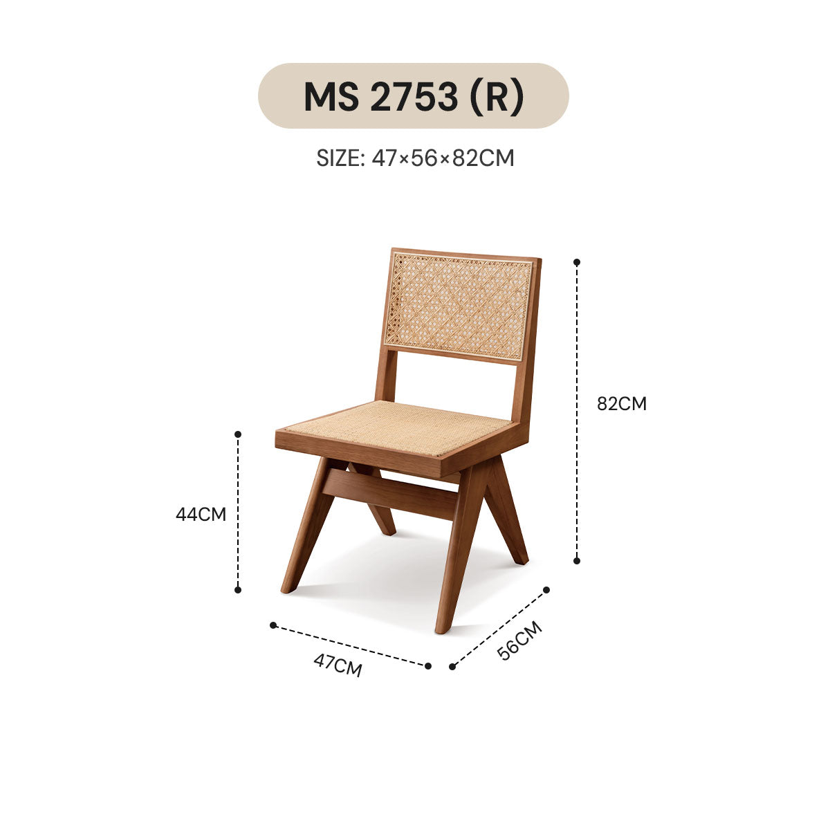 WABI SABI CHAIR MS 2753 (R)