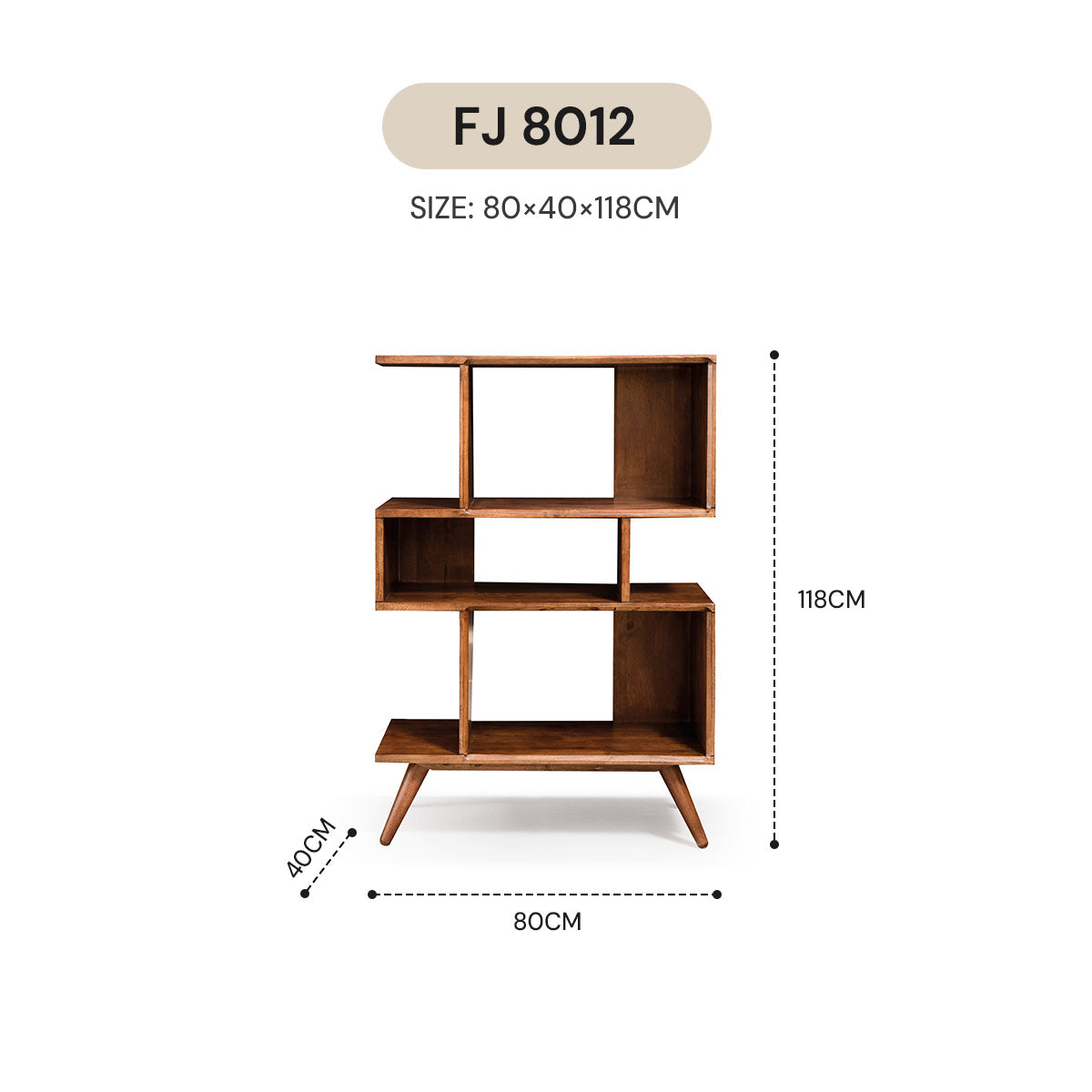 NORDIC BOOK RACK FJ 8012