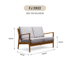 NORDIC 2-SEATER SOFA