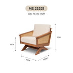 GASING LOUNGE CHAIR MS 23331