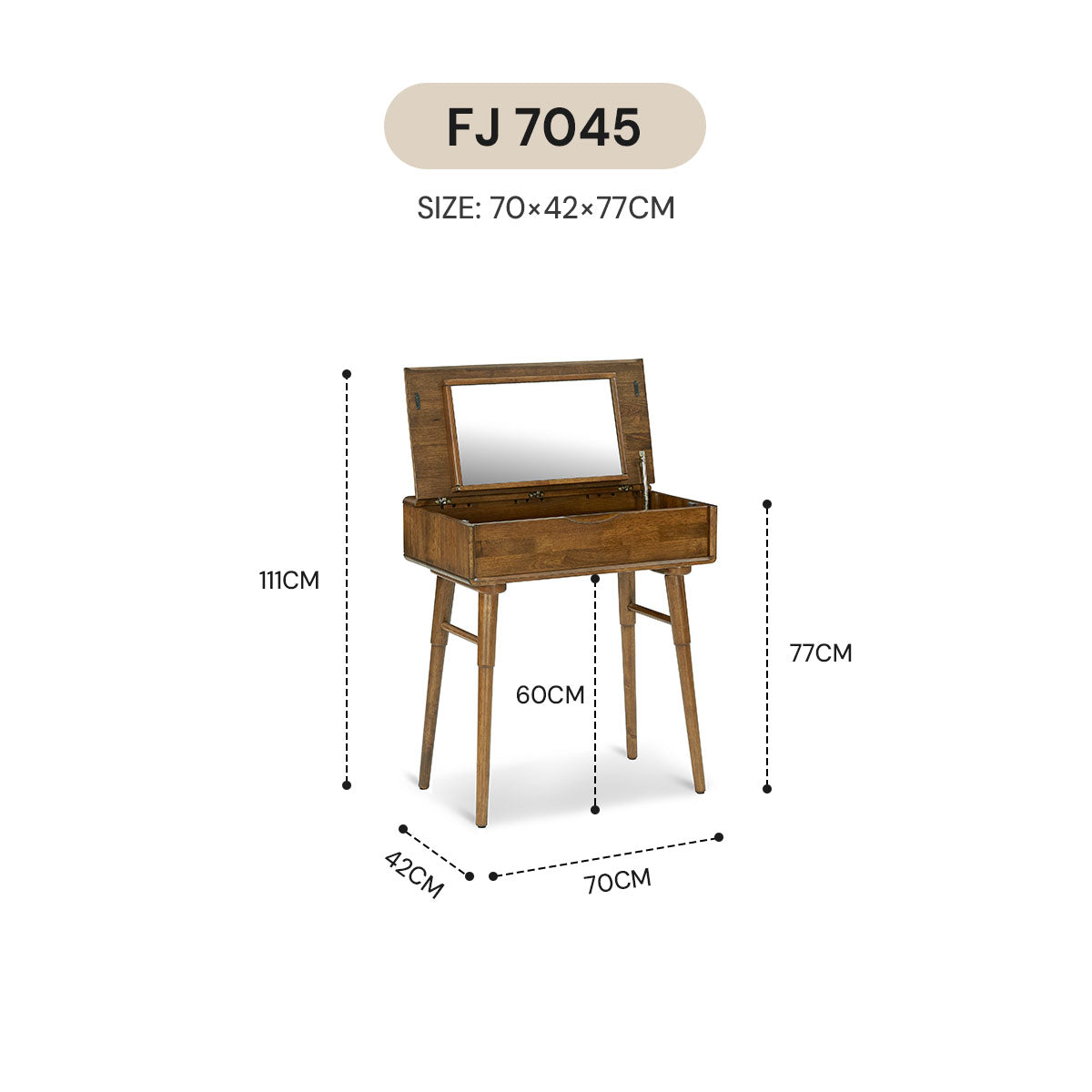 NORDIC DRESSING TABLE FJ 7045