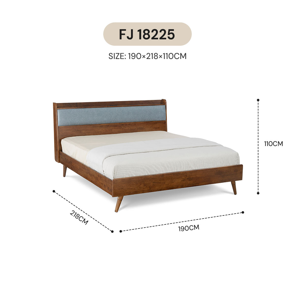 NORDIC BED FRAME FJ 15225 / FJ 18225