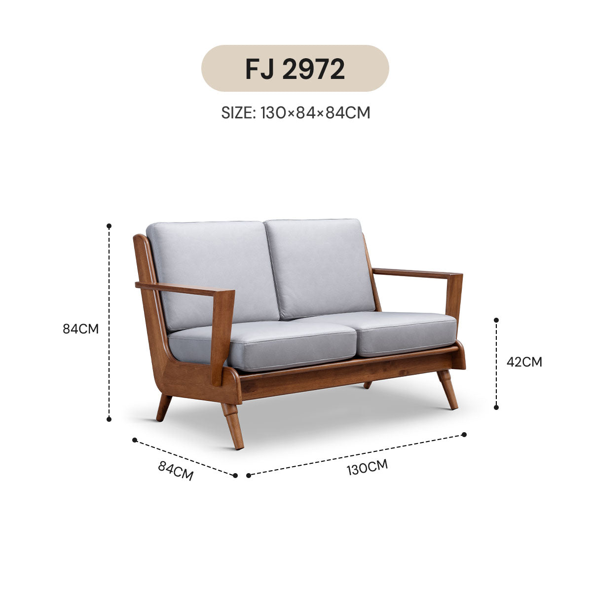 NORDIC 2-SEATER SOFA