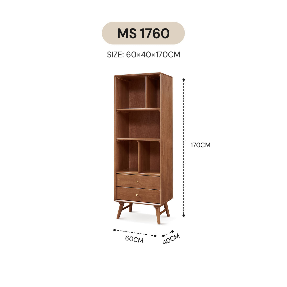 WABI SABI BOOK RACK MS 1760