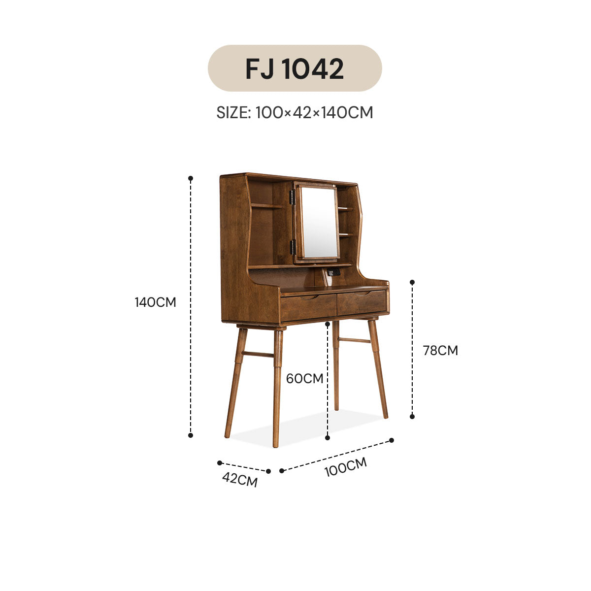 NORDIC DRESSING TABLE  FJ 1042
