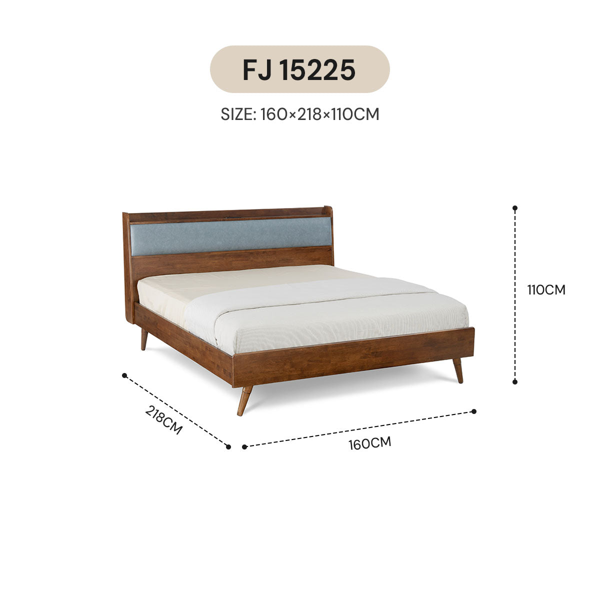NORDIC BED FRAME FJ 15225 / FJ 18225