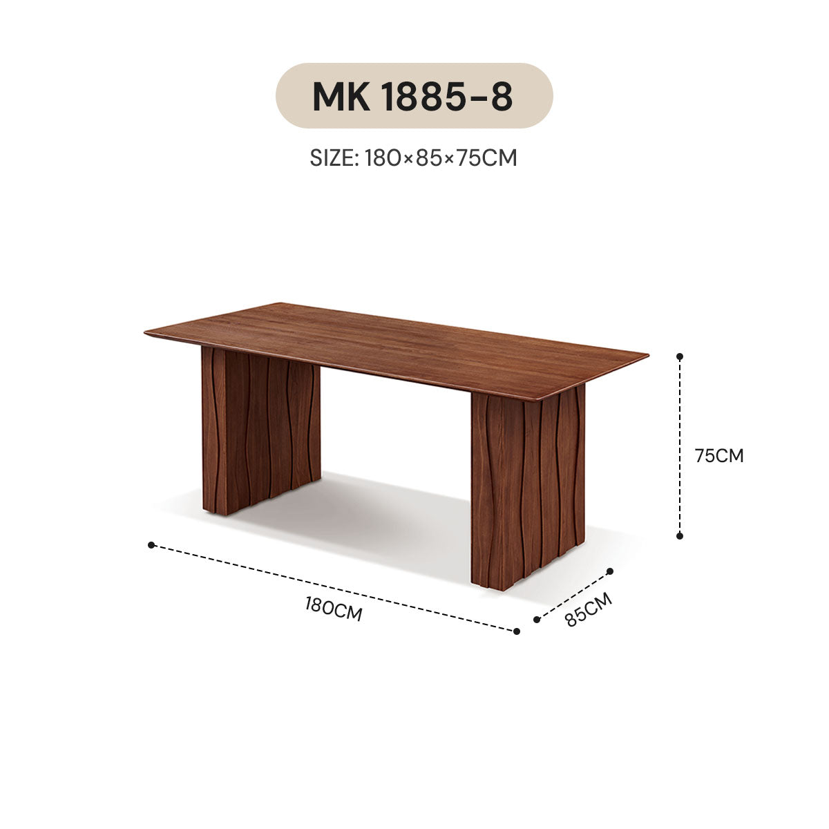 1+4 Afrain Dining Set (180cm)