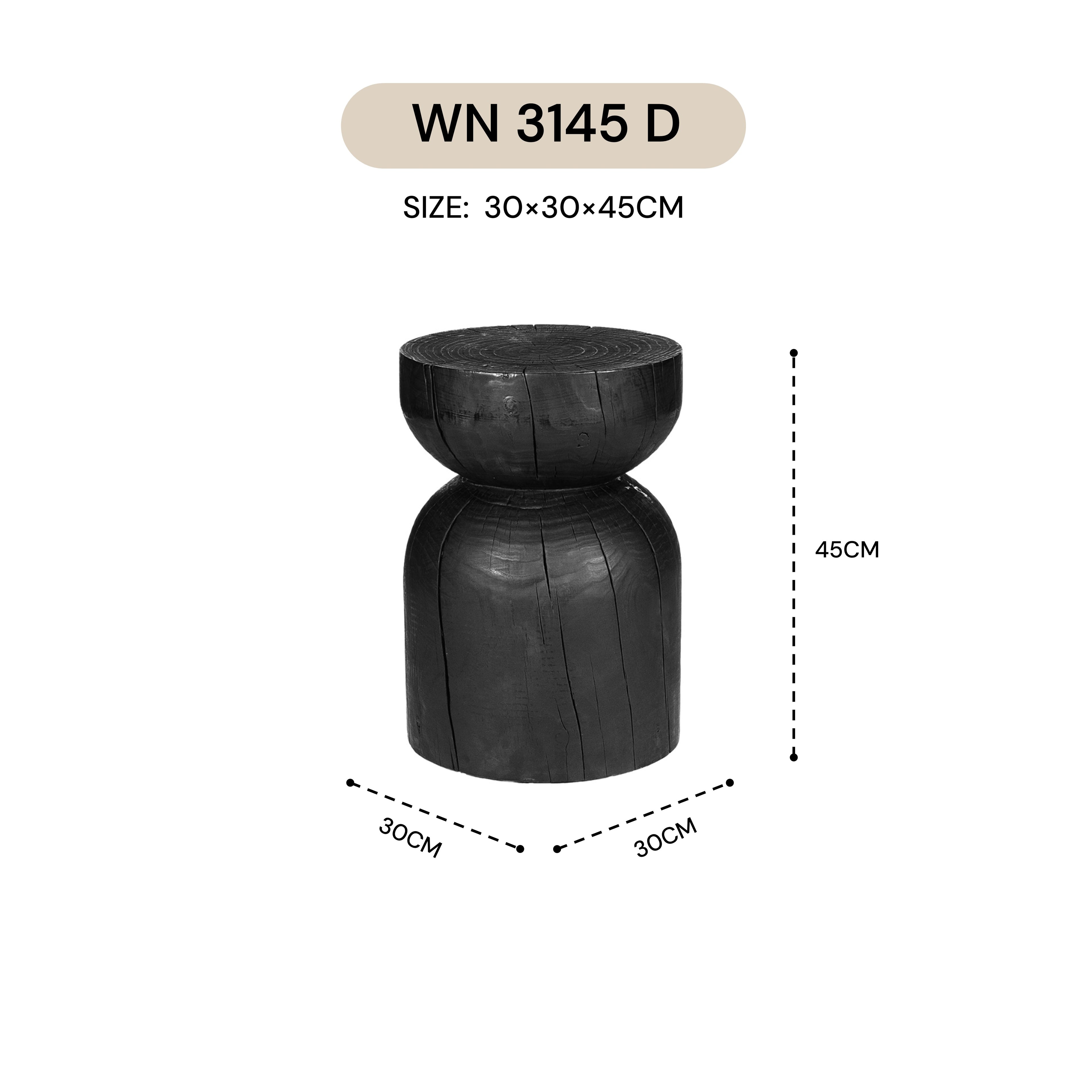 MASAKINI STOOL WN 3145 D