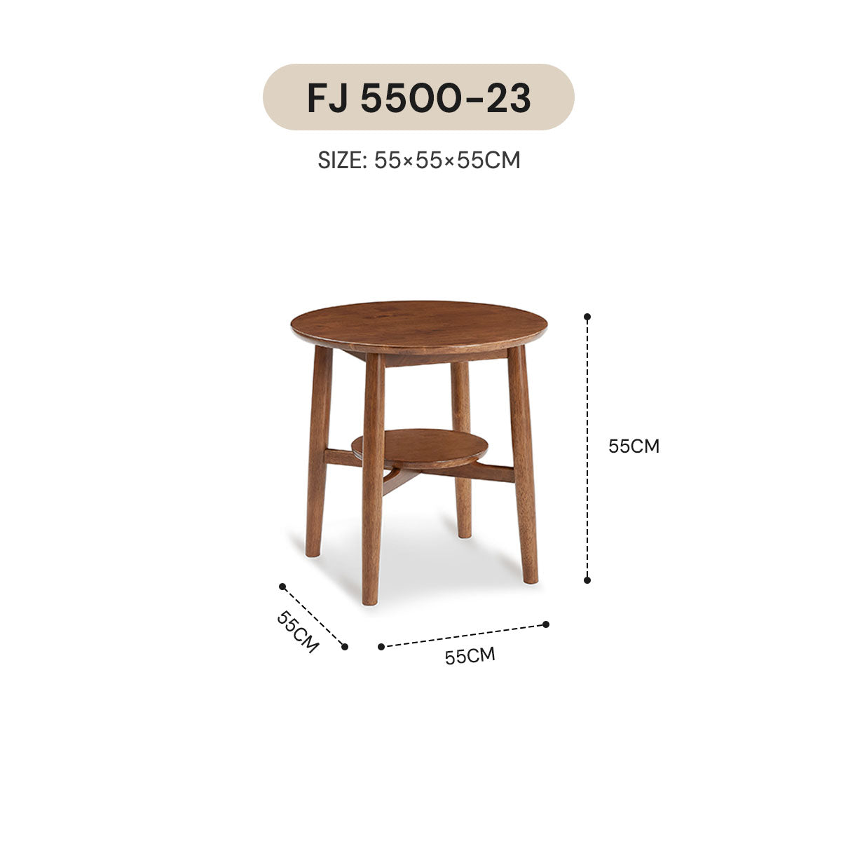 NORDIC END TABLE FJ 5500-23