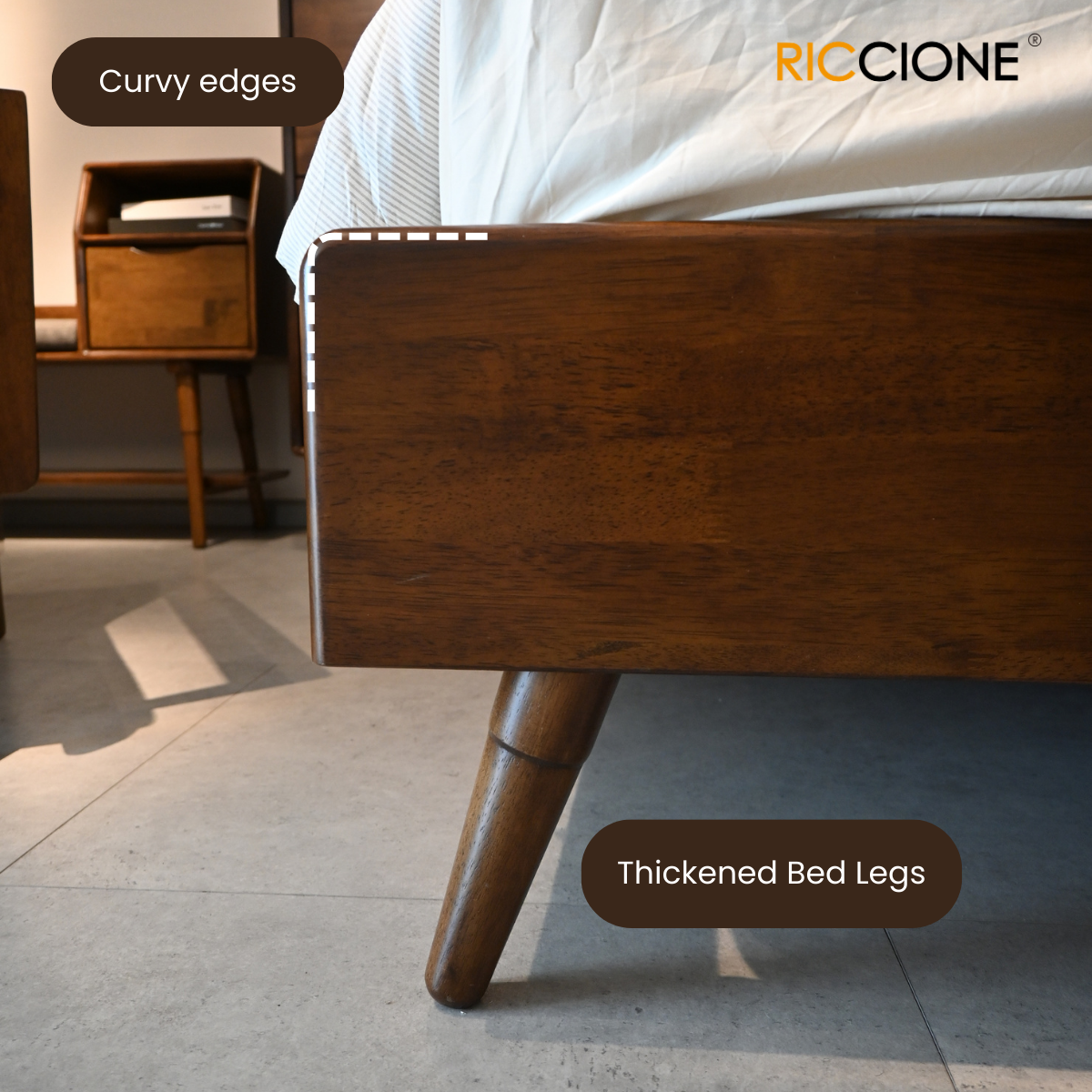 NORDIC  BED FRAME FJ 15218 W3 / FJ 18218 W3