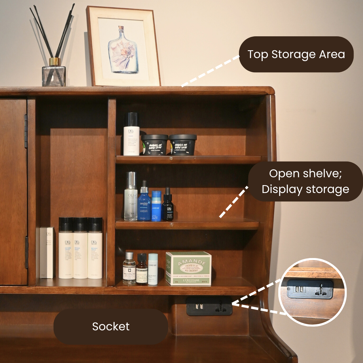 NORDIC DRESSING TABLE  FJ 1042