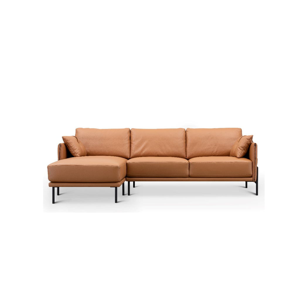 MASAKINI L SHAPE LEATHER  SOFA