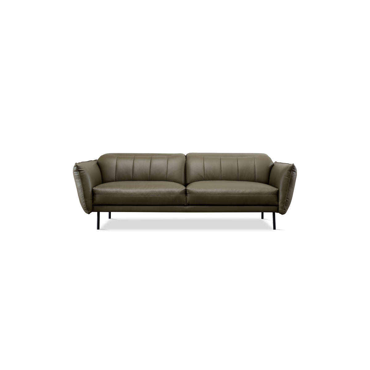 MASAKINI 3-SEATER LEATHER SOFA WN 24943