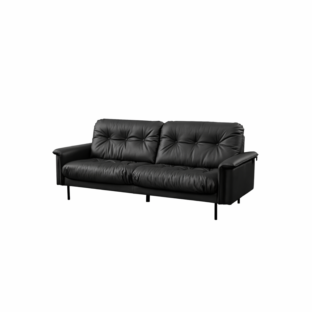 MASAKINI 3-SEATER LEATHER SOFA