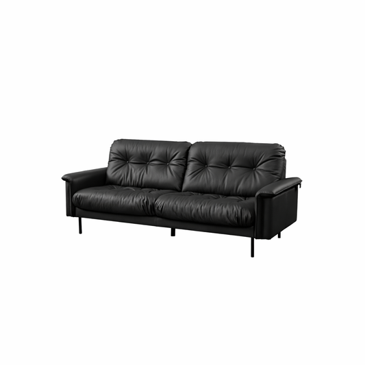 MASAKINI 3-SEATER LEATHER SOFA WN 23903