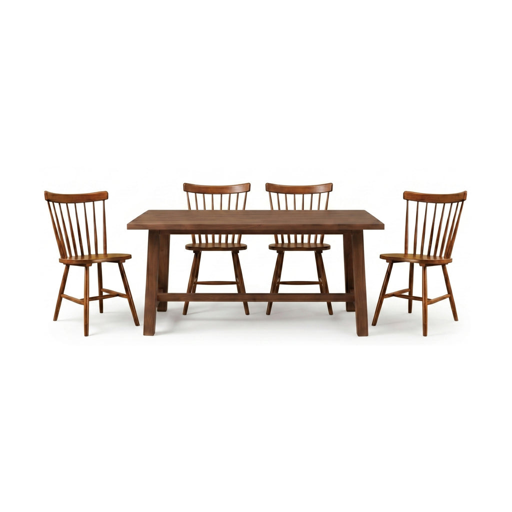 1+4 Mid Century Dining Set (160cm)