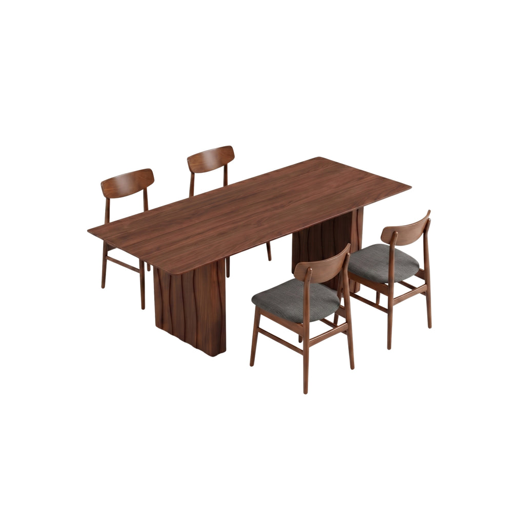 1+4 Afrain Dining Set (200cm)