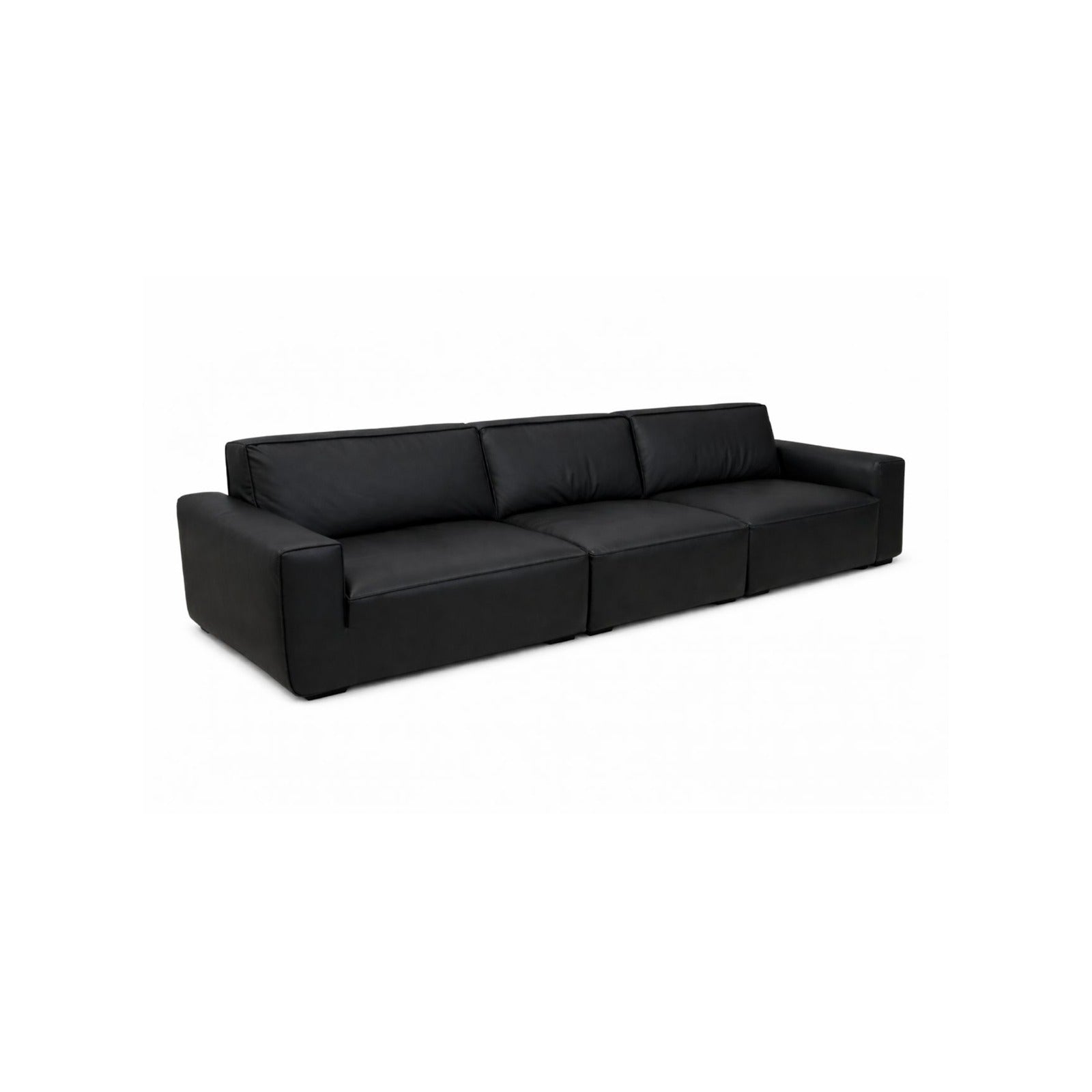 MASAKINI 3-SEATER LEATHER SOFA MK 28773
