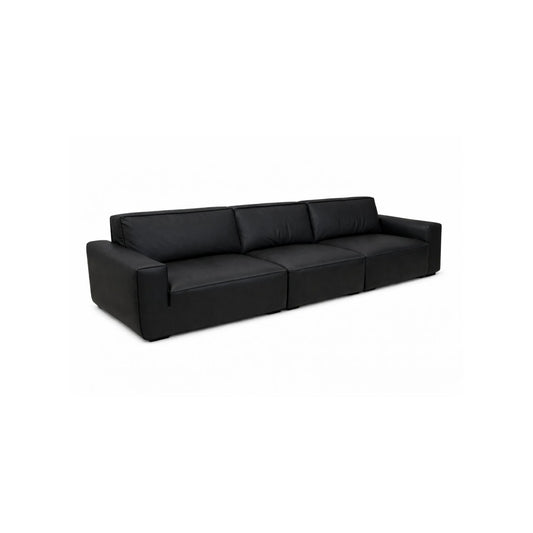 MASAKINI 3-SEATER LEATHER SOFA MK 28773