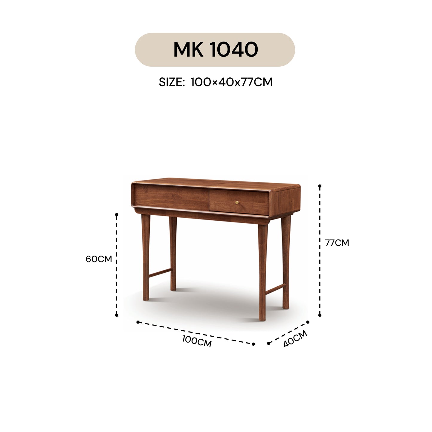 ARKED DRESSING TABLE MK 1040