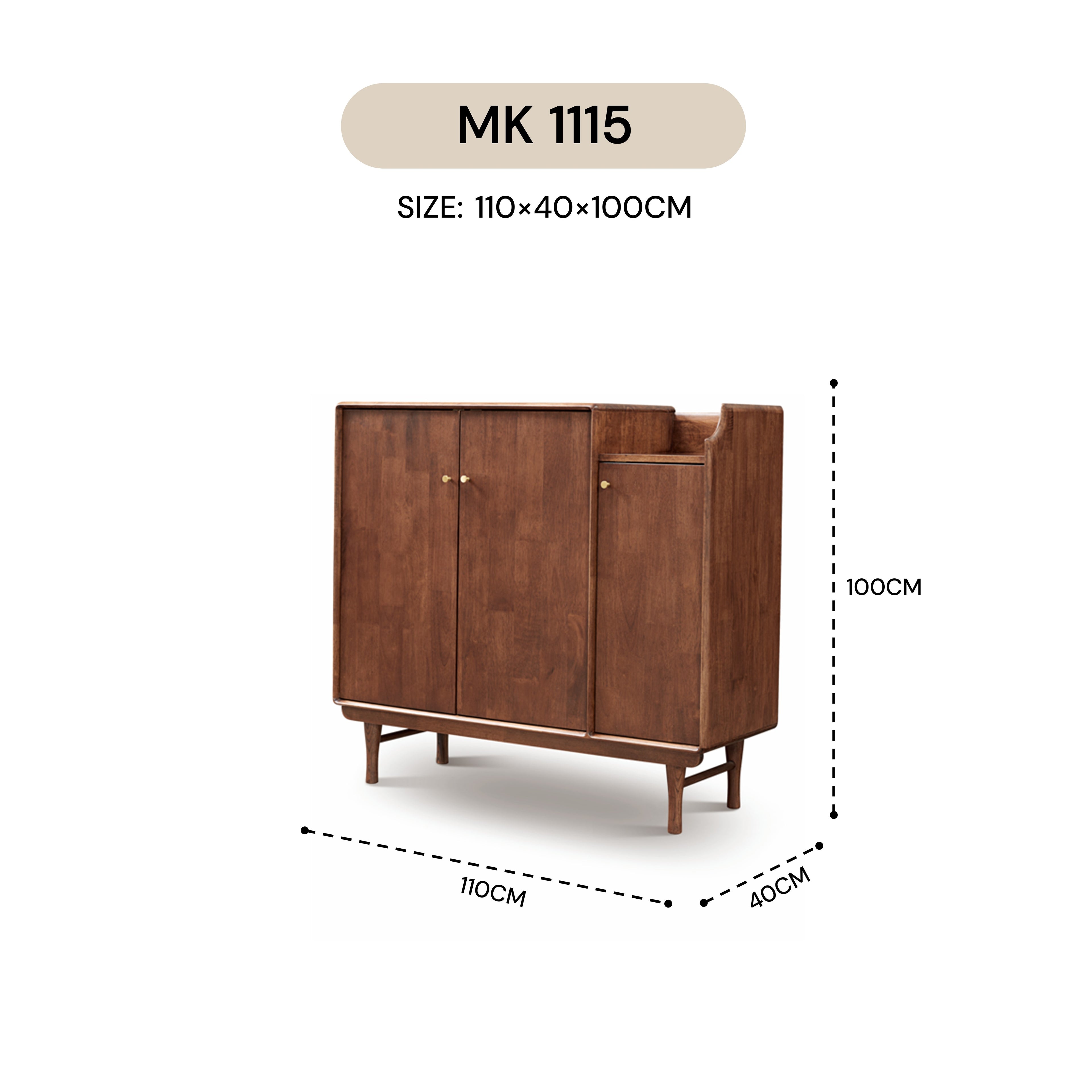 ARKED SHOE RACK MK 1115