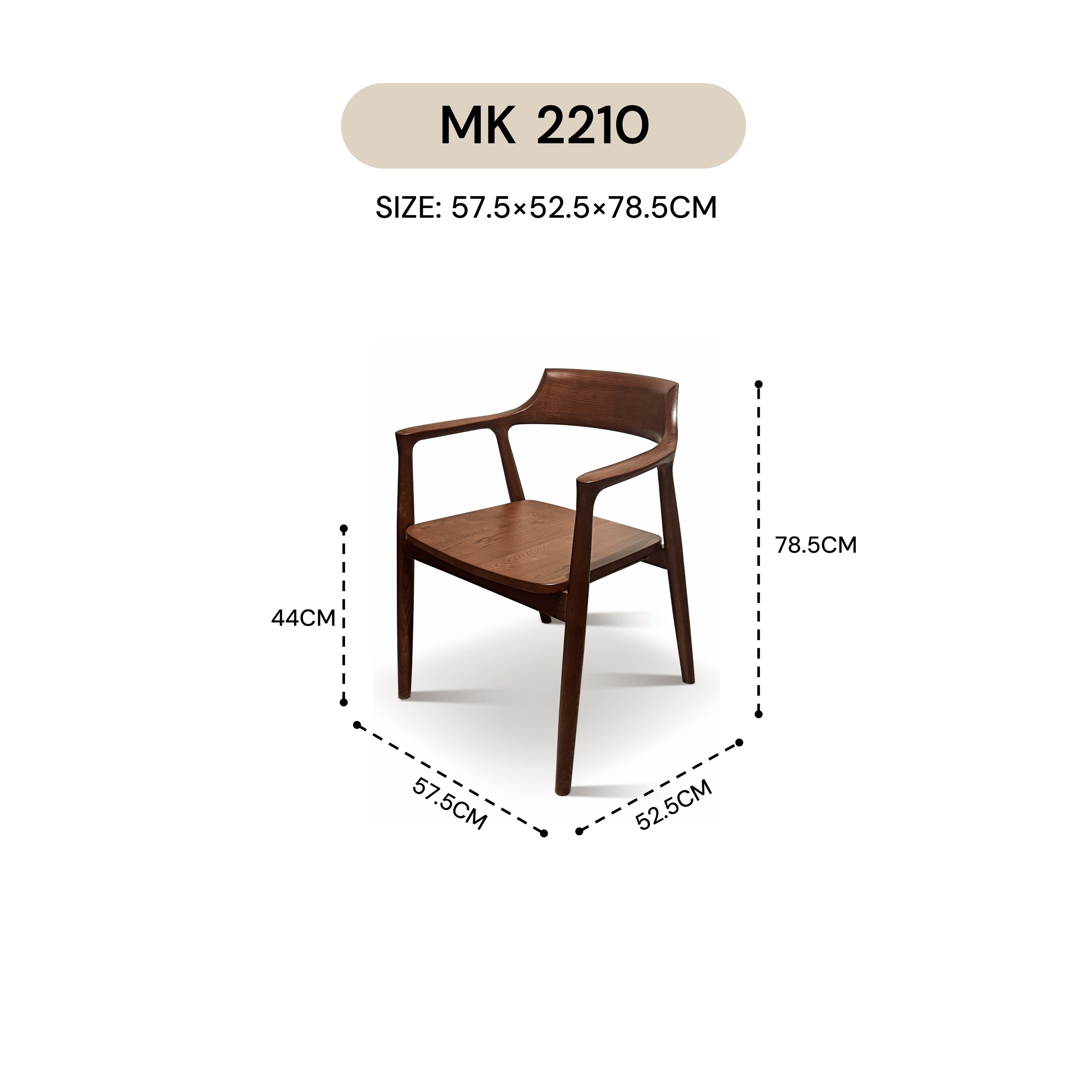 ARKED CHAIR MK 2210