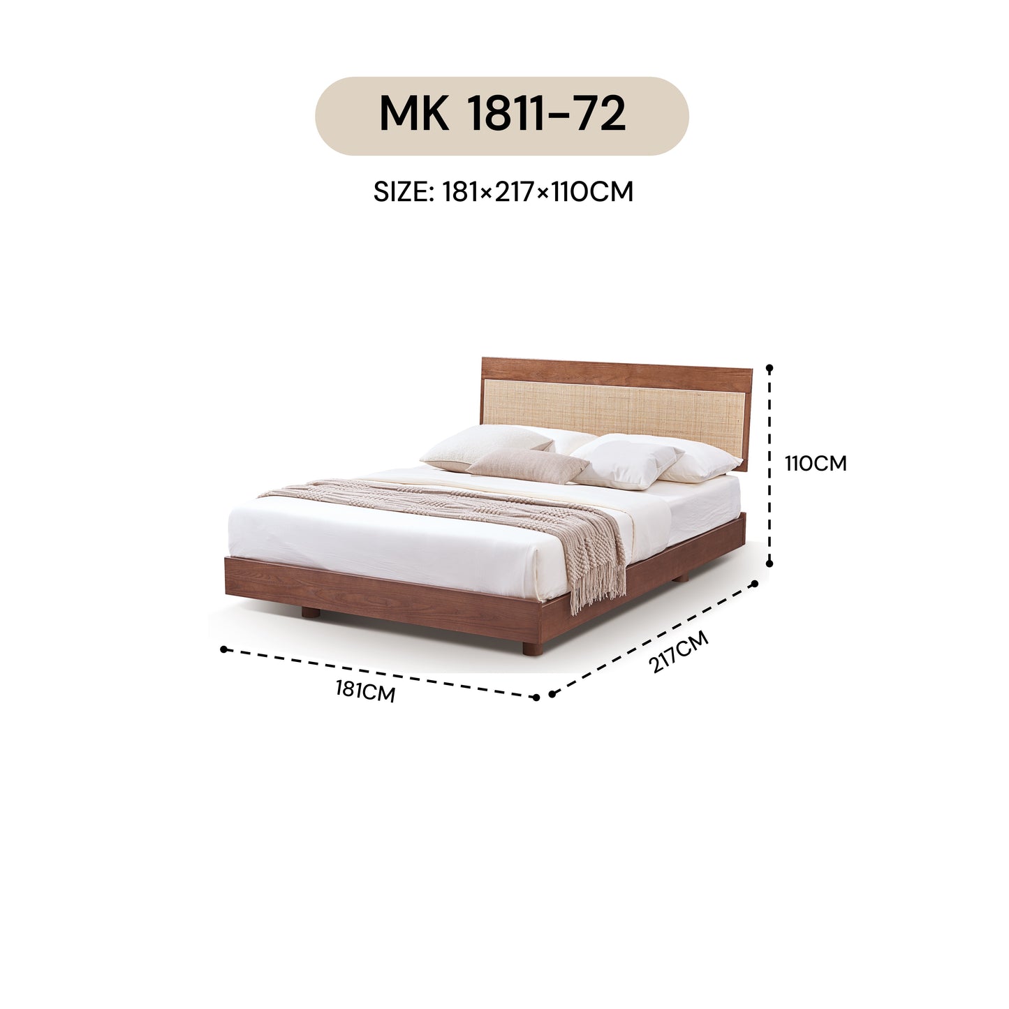 BATANG BED FRAME MK 1811-72