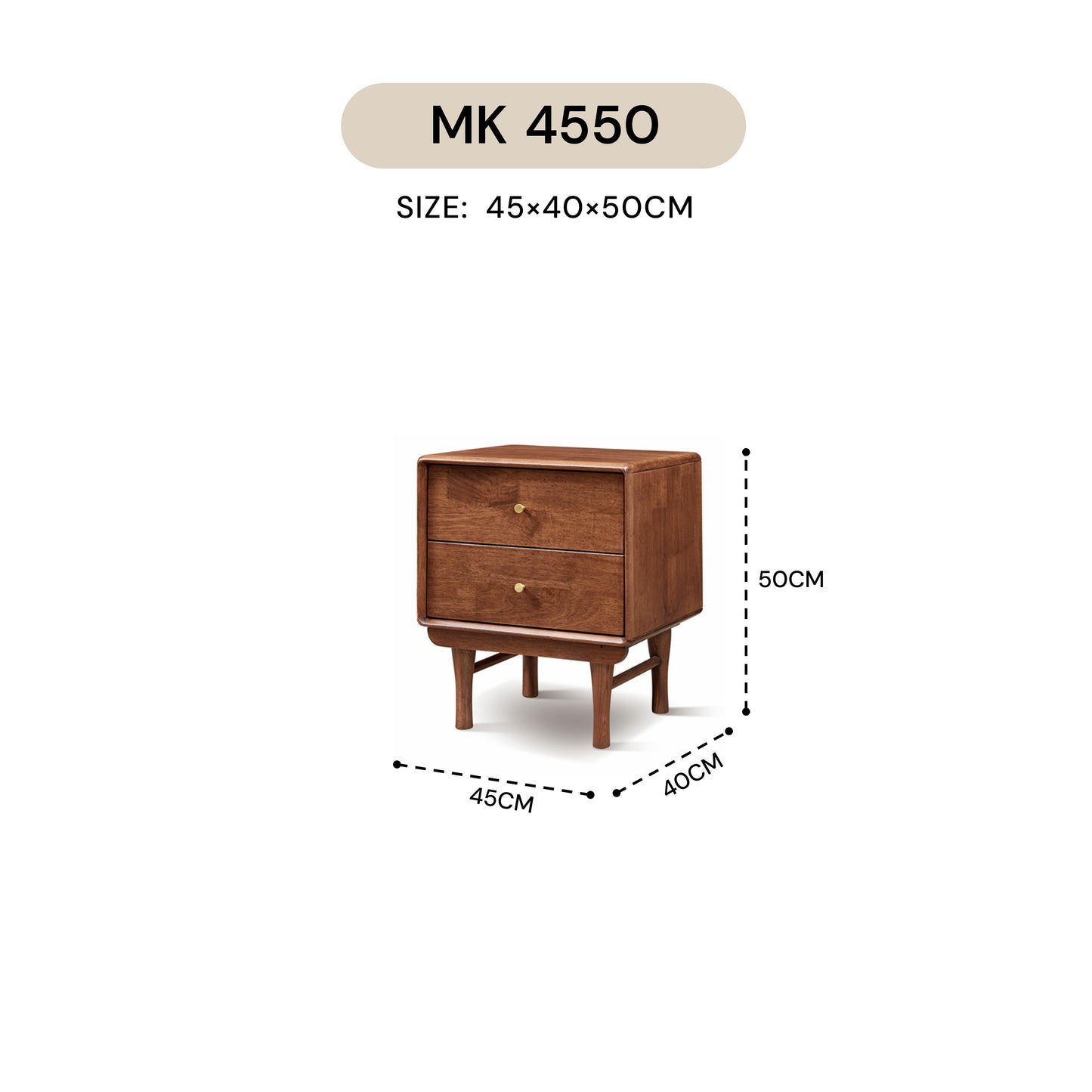 ARKED NIGHSTAND MK 4550